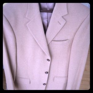 Camel hair blazer